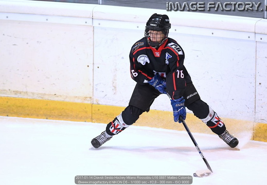 2017-01-14 Diavoli Sesto-Hockey Milano Rossoblu U16 (5-1)      OKKKK BUONGIORNO
